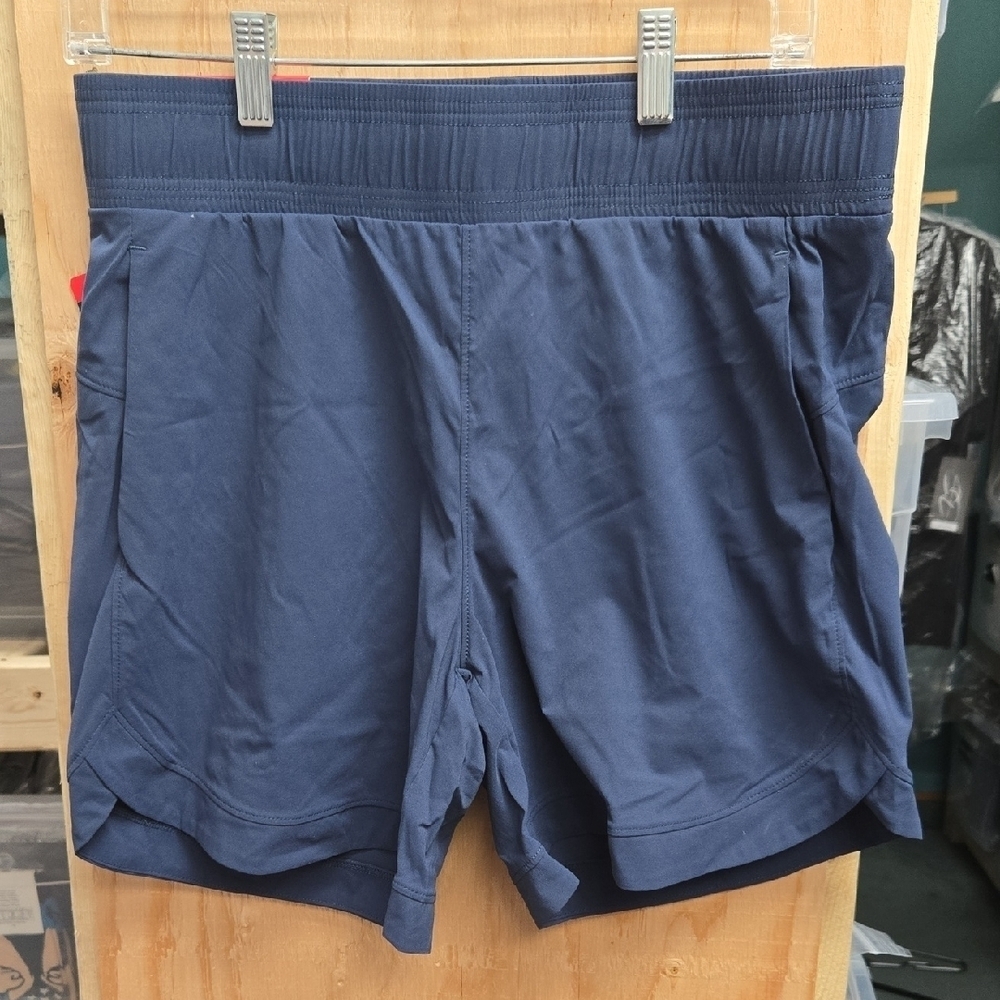 Tuff Athletics Size S Slate Blue High Waisted Active Short